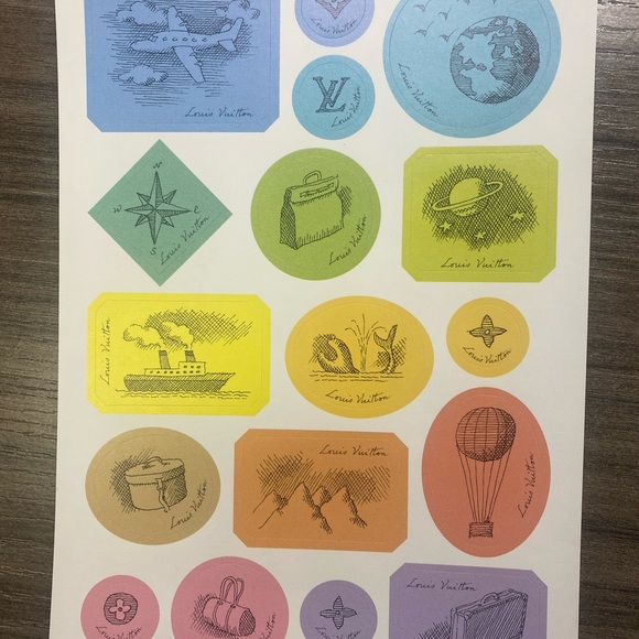 Authentic Louis Vuitton Post-it Notes and Sticker Collection - Picture 9 of 10